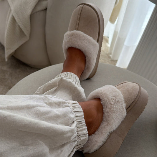 Pantuflas Margot Vainilla