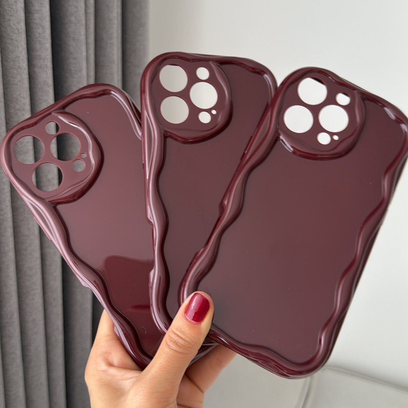 Curvy Burgundy