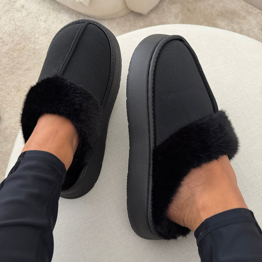 Pantuflas Margot Black