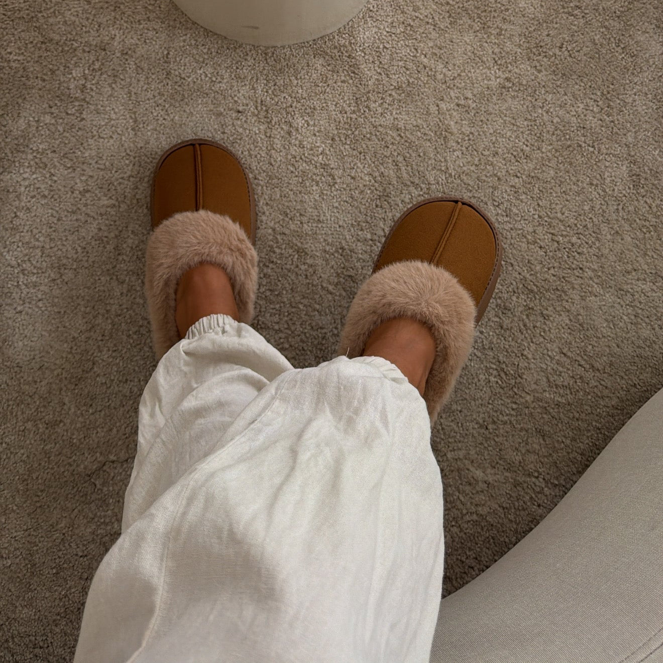 Pantuflas Margot Mocca