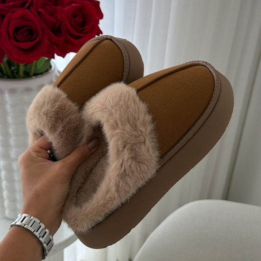 Pantuflas Margot Mocca