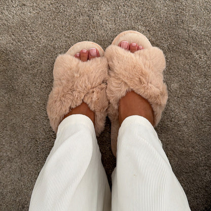 Pantuflas Clásicas Cappuccino