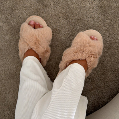 Pantuflas Clásicas Cappuccino