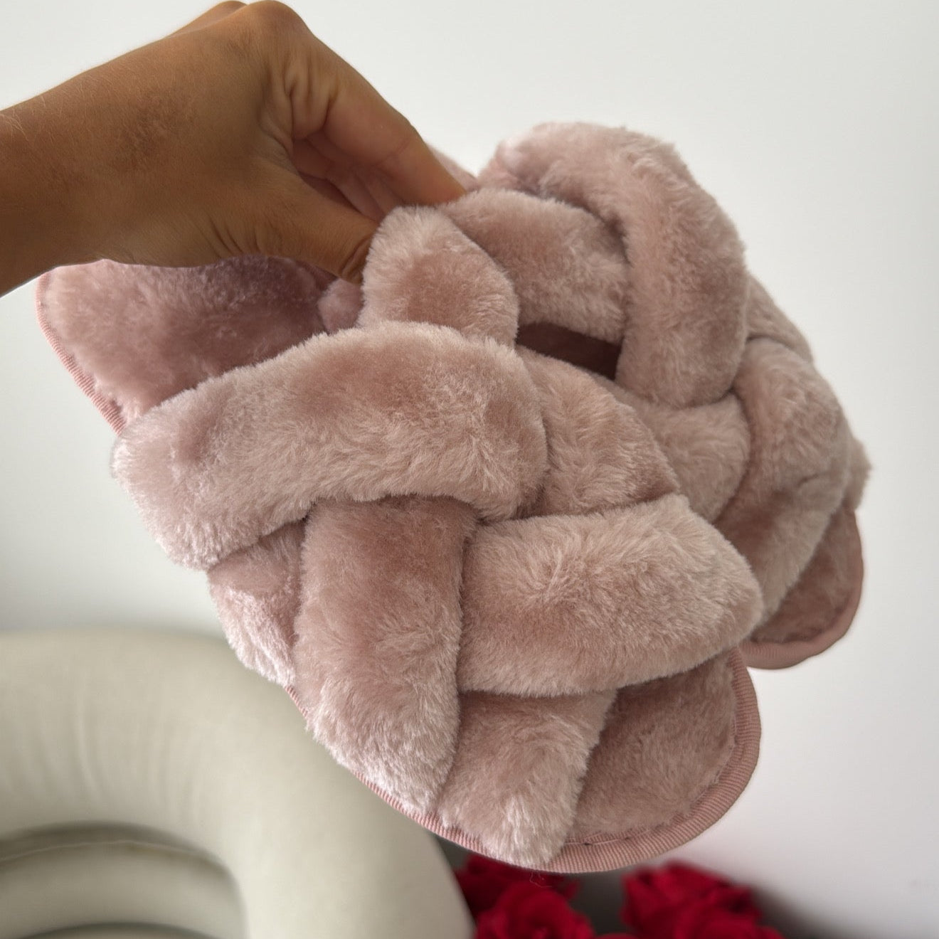 PANTUFLAS COZY ROSSÉ