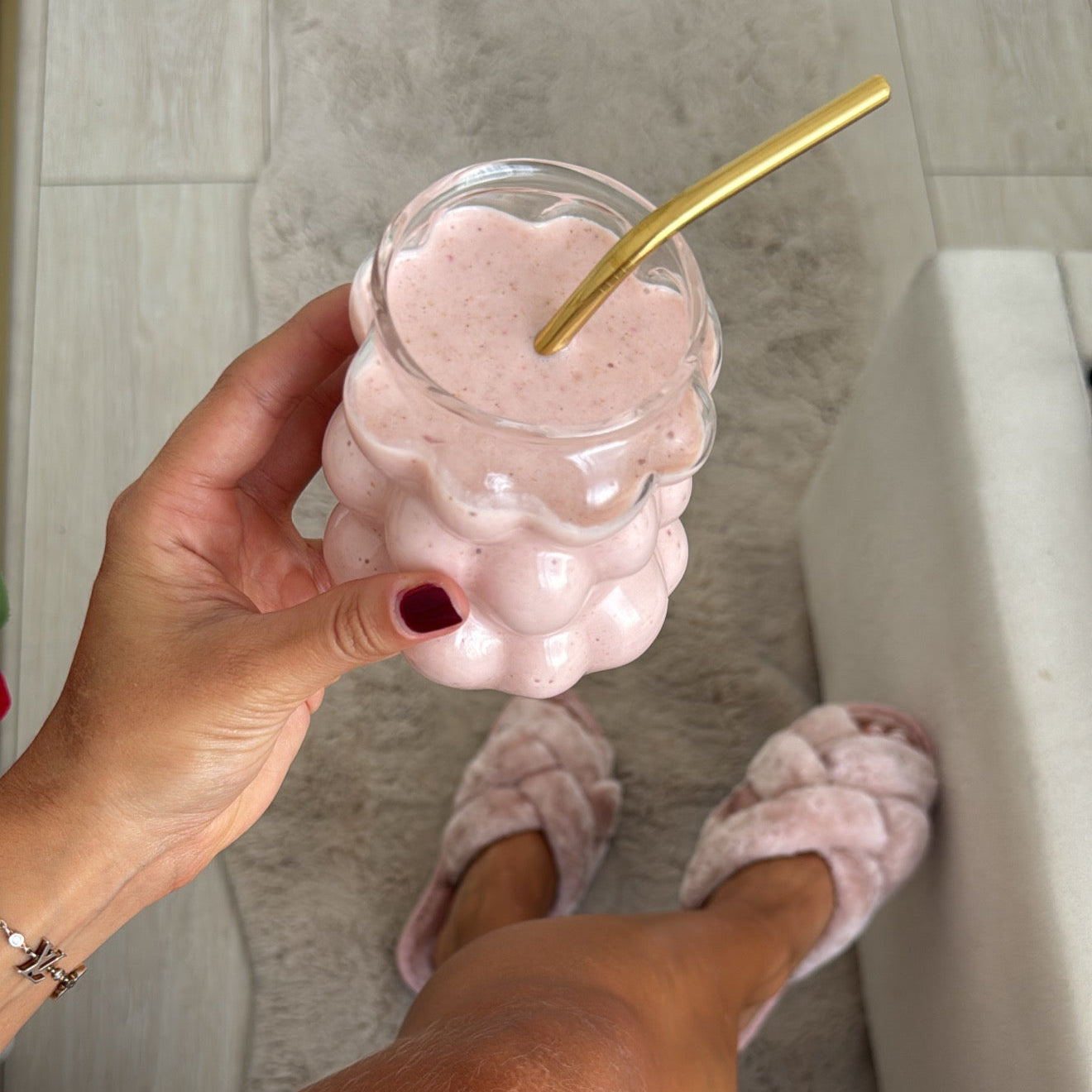 PANTUFLAS COZY ROSSÉ