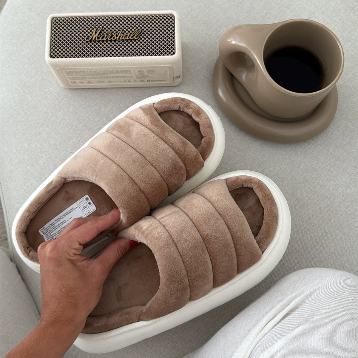 Pantuflas Eloisa Latte