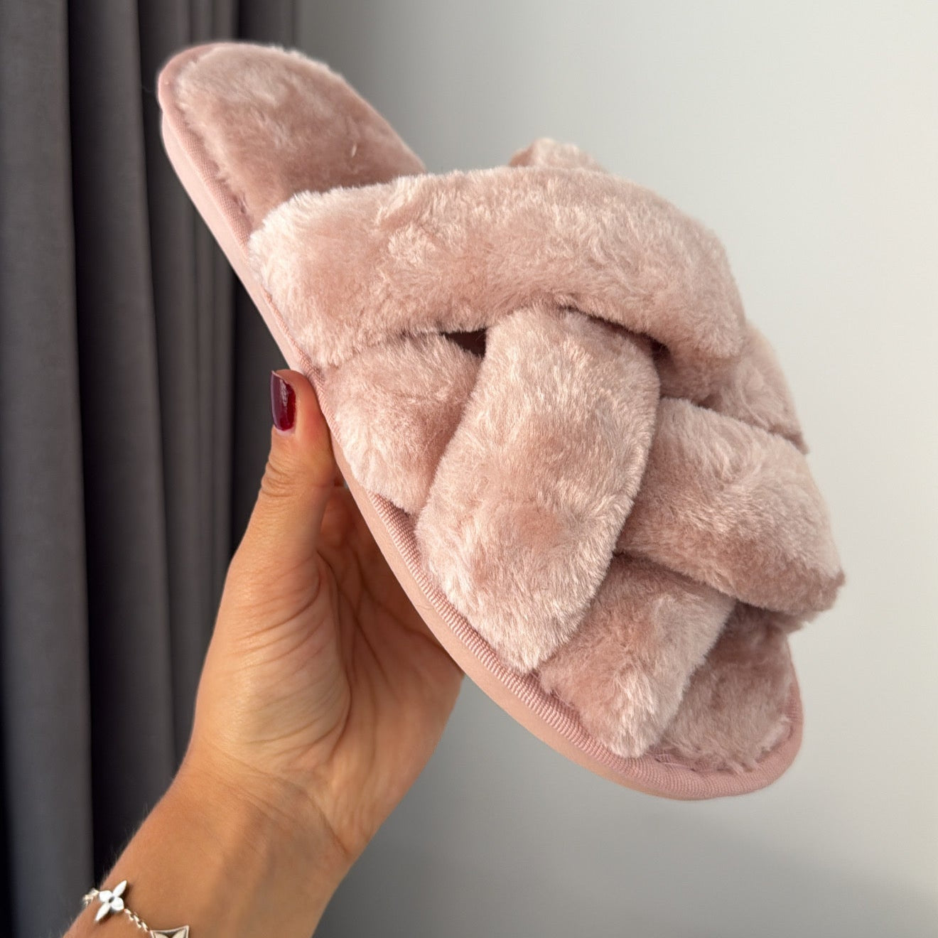 PANTUFLAS COZY ROSSÉ
