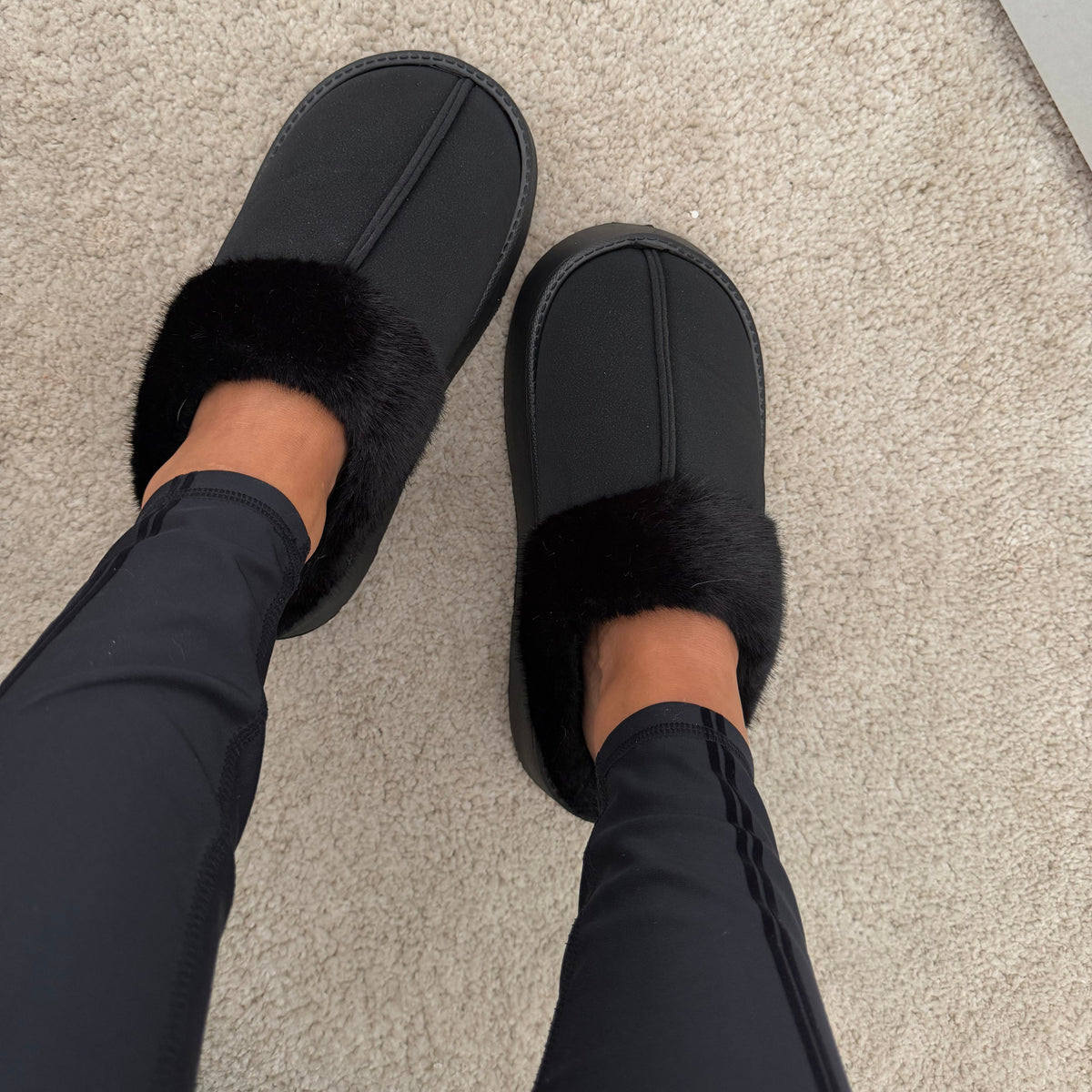 Pantuflas Margot Black