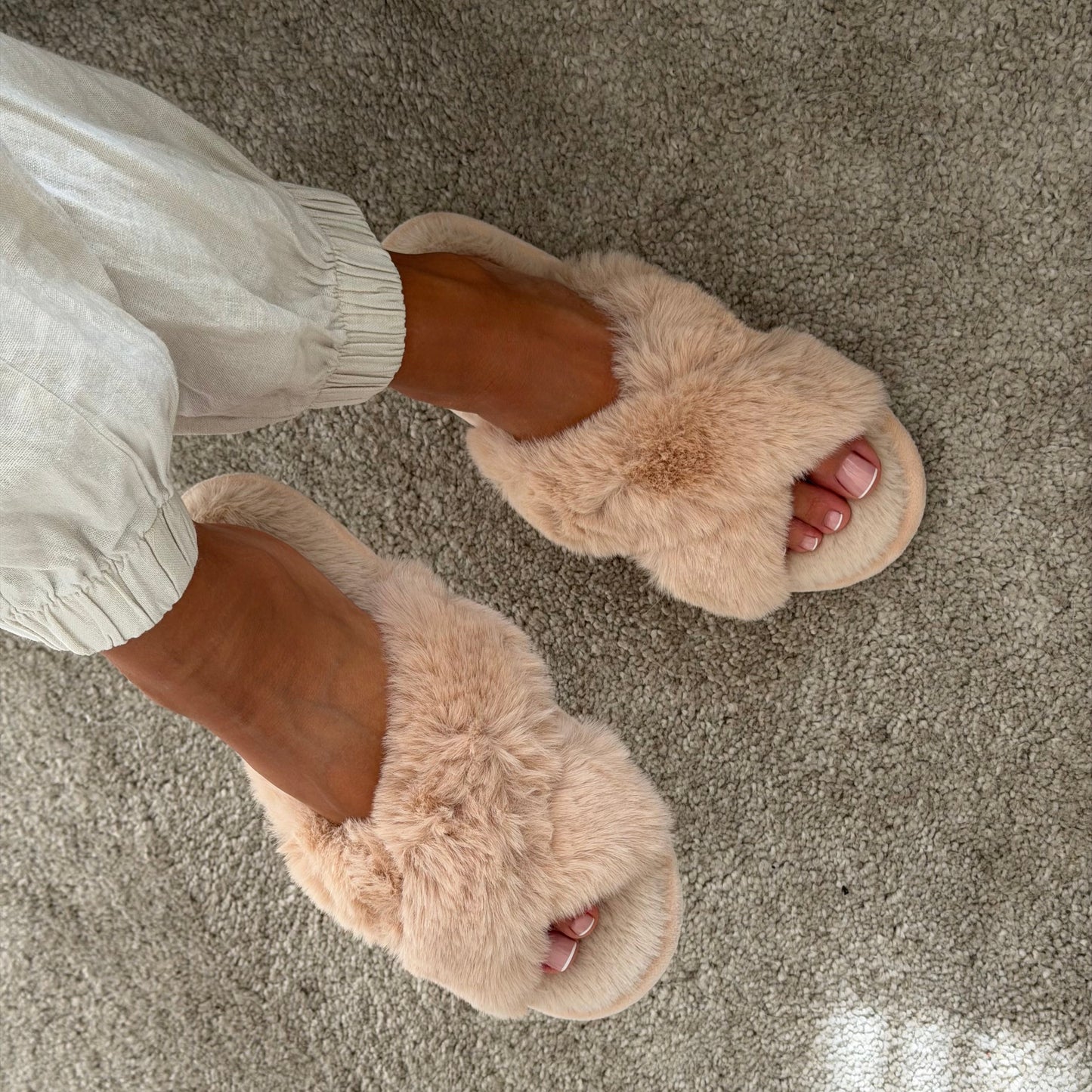 Pantuflas Clásicas Cappuccino