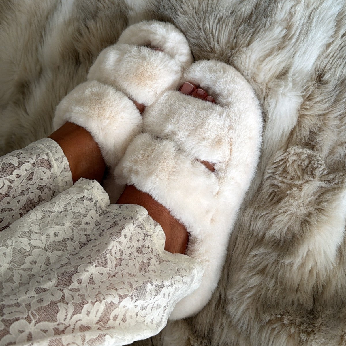 Pantuflas Luciana Milk