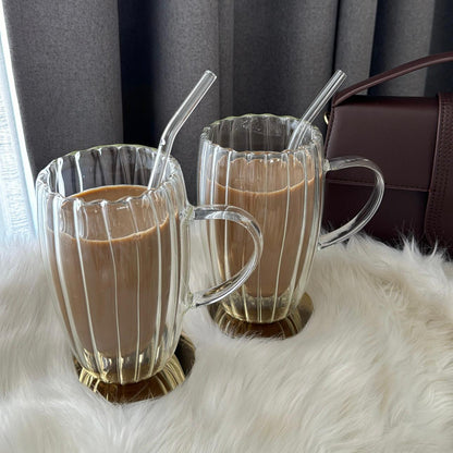 Set Porta Vasos Dorados