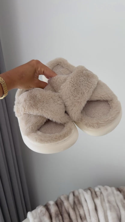 Pantuflas Nube Vainilla