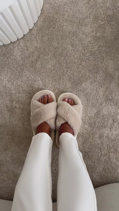 Pantuflas Nube Vainilla